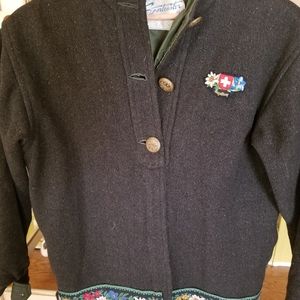 VINTAGE SPORTCASTER WOOL JACKET SZ L